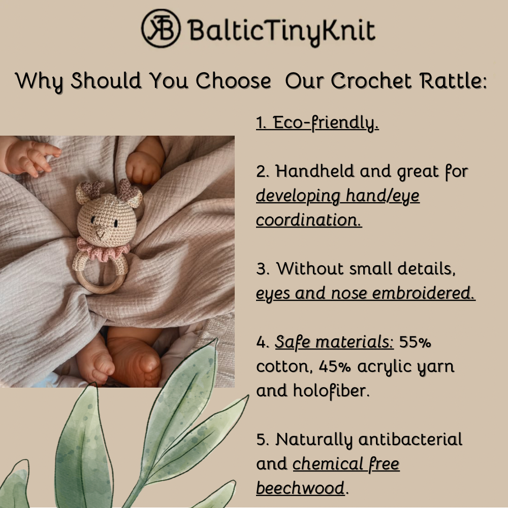 Crochet Rattle – Fox