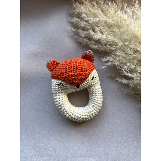 Crochet Rattle – Fox