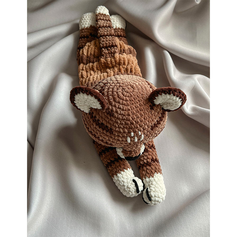 Soft Nightdress Case, Pajama Bag - Crochet Tiger