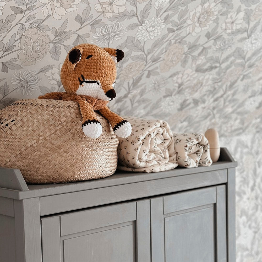 Soft Nightdress Case, Pajama Bag - Crochet Fox