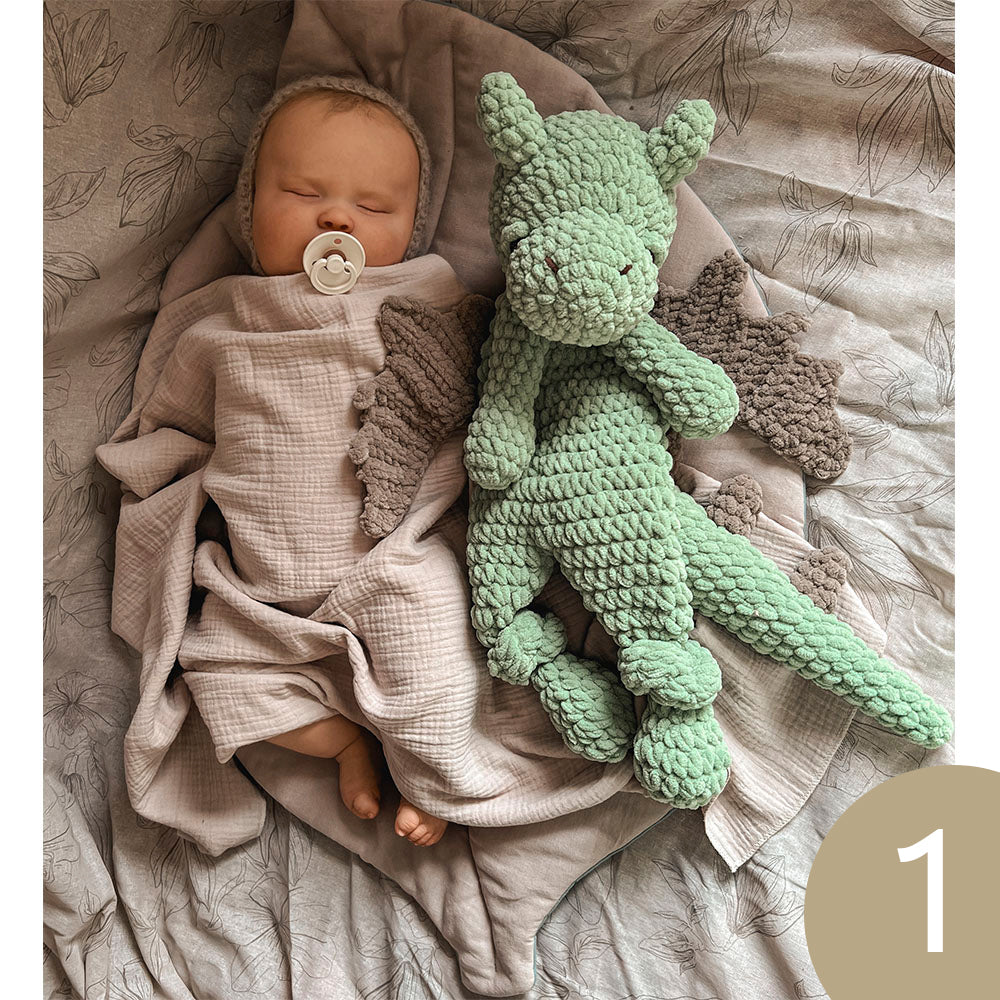 Plushie Sleeping Toy, Comforter – Dragon