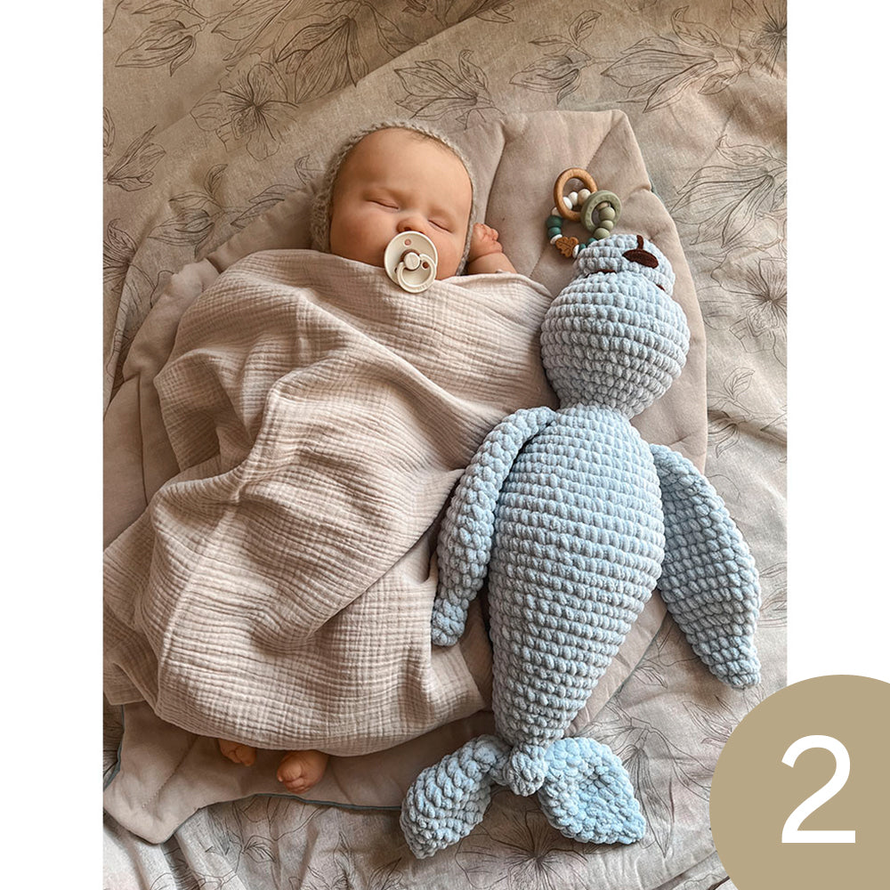 Plushie Sleeping Toy, Comforter – Fur seal