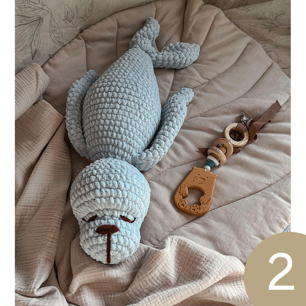 Plushie Sleeping Toy, Comforter – Fur seal