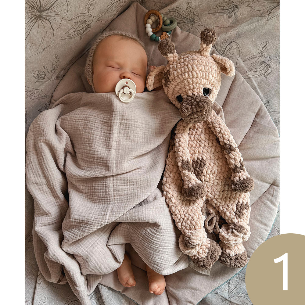 Plushie Sleeping Toy, Comforter – Giraffe