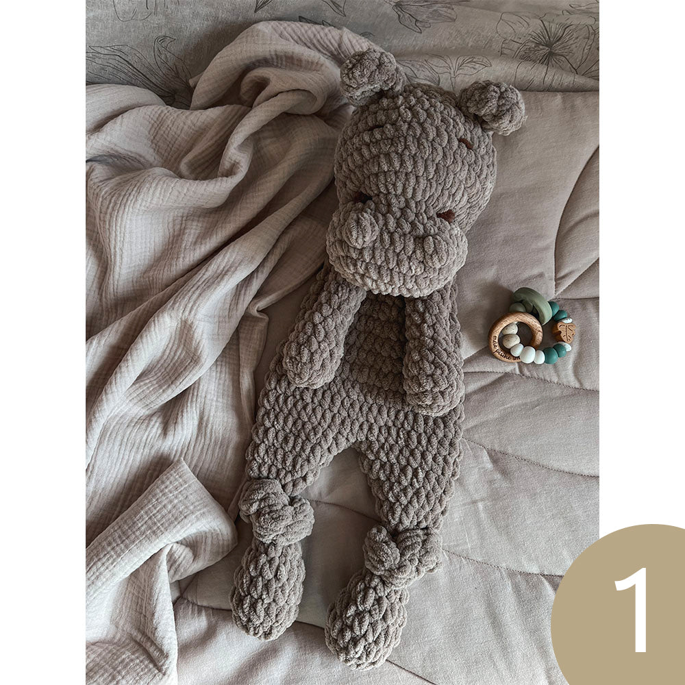Plushie Sleeping Toy, Comforter – Hippopotamus