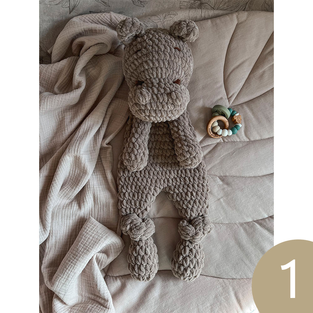 Plushie Sleeping Toy, Comforter – Hippopotamus