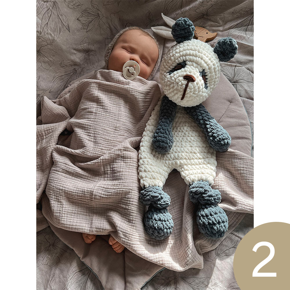 Plushie Sleeping Toy, Comforter – Panda