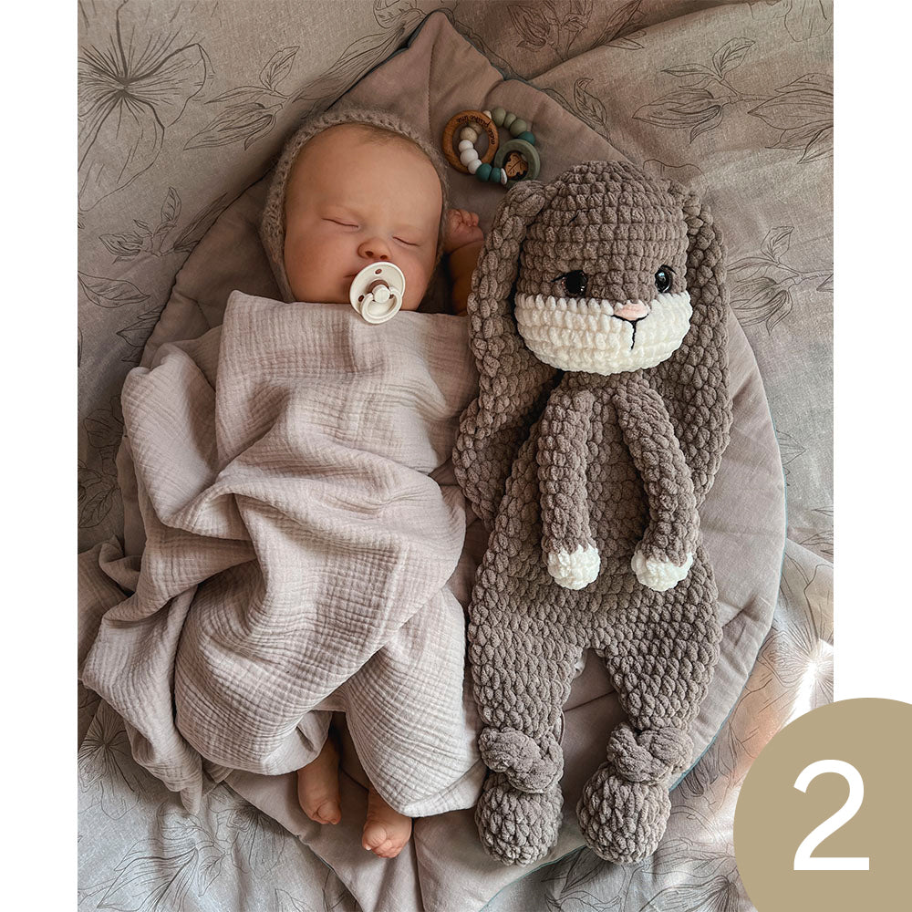 Plushie Sleeping Toy, Comforter – Rabbit
