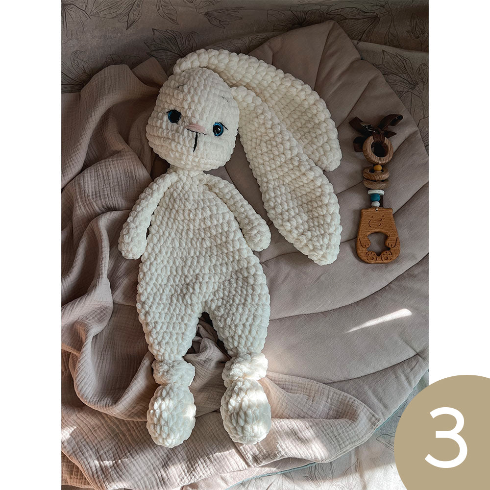 Plushie Sleeping Toy, Comforter – Rabbit