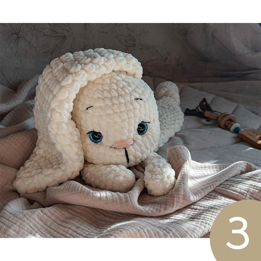 Plushie Sleeping Toy, Comforter – Rabbit
