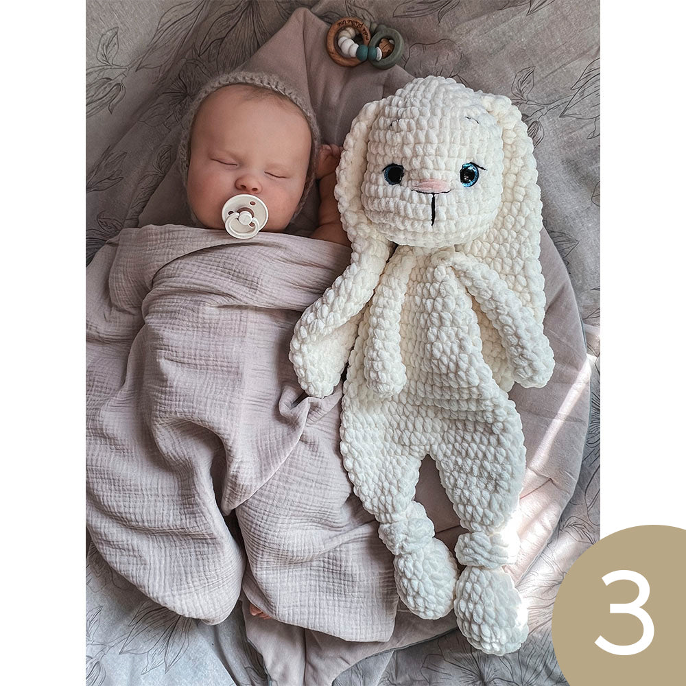 Plushie Sleeping Toy, Comforter – Rabbit
