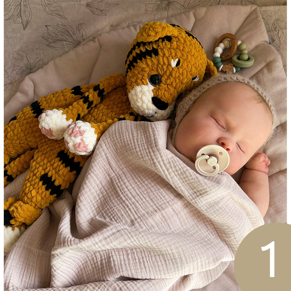 Plushie Sleeping Toy, Comforter – Tiger