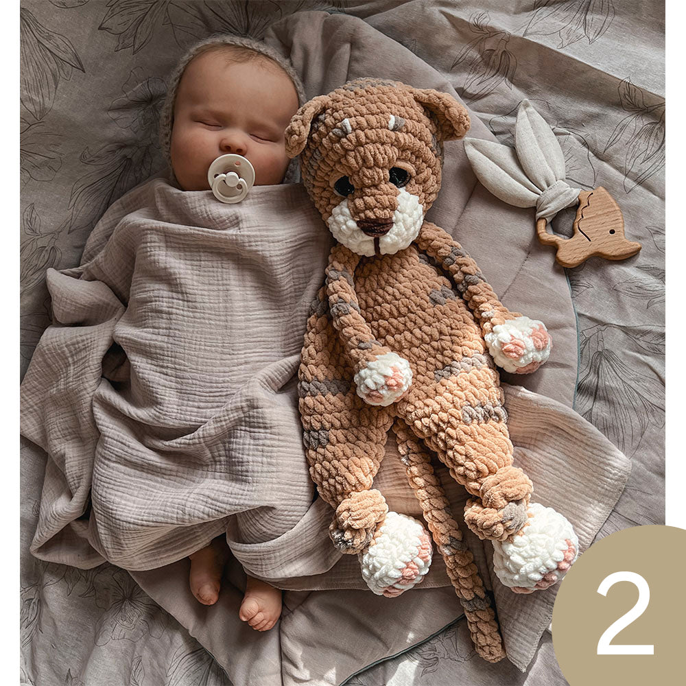 Plushie Sleeping Toy, Comforter – Tiger