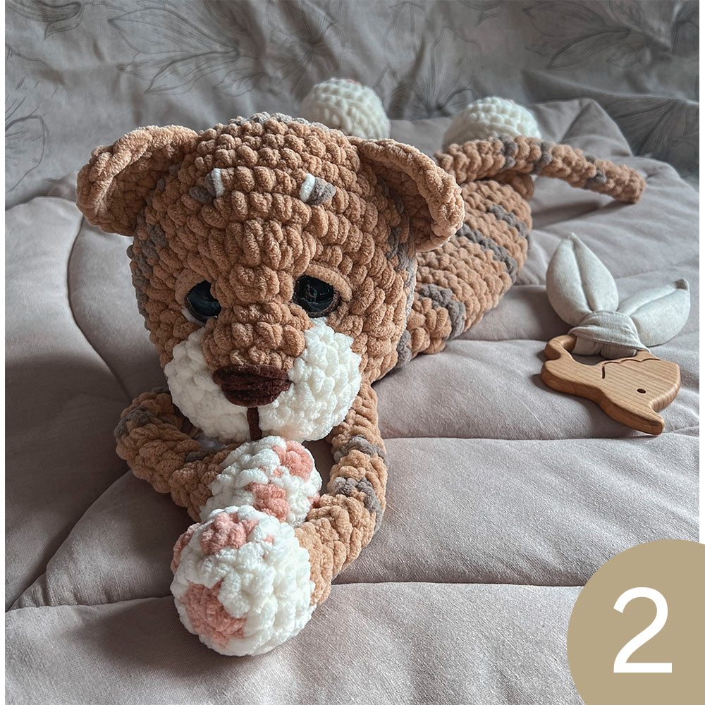 Plushie Sleeping Toy, Comforter – Tiger