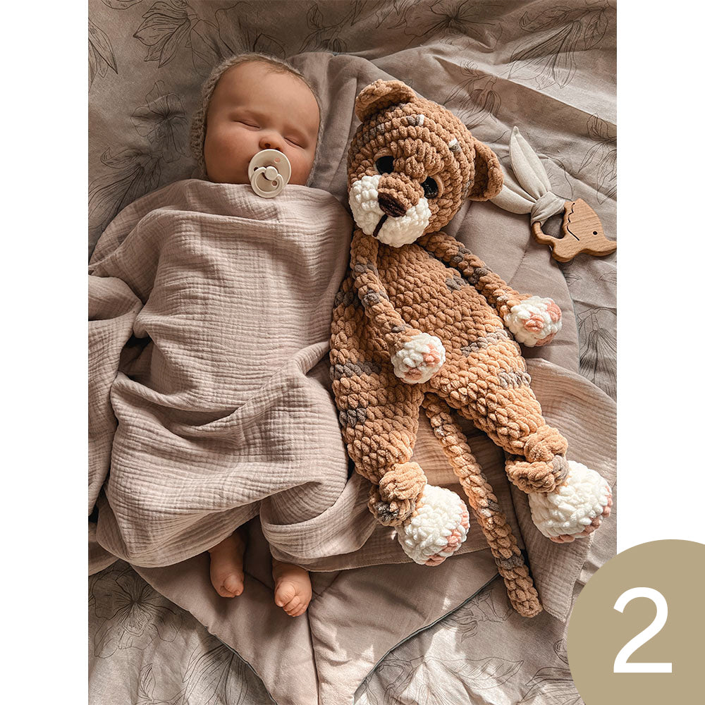 Plushie Sleeping Toy, Comforter – Tiger