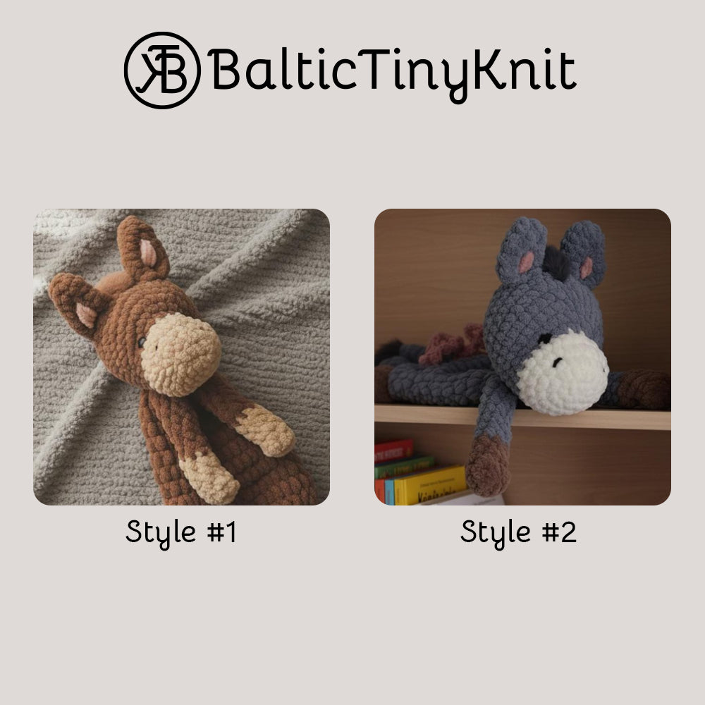 Plushie Sleeping Toy, Comforter – Donkey