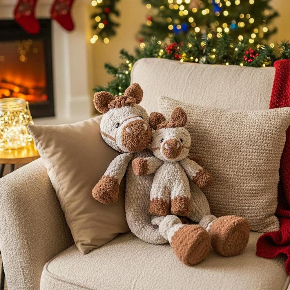 Doudou (peluche) – cheval – symbole de 2026