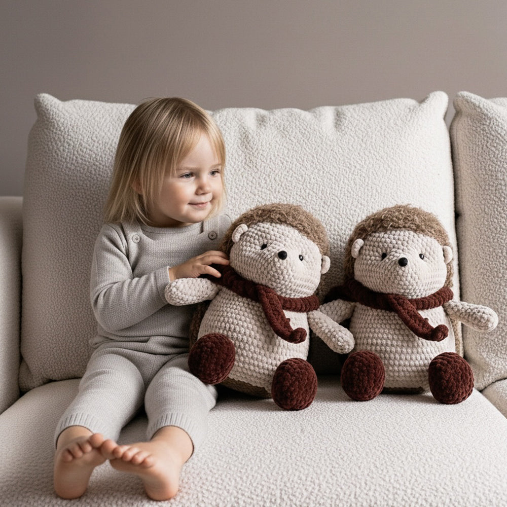 Crochet Plushie Soft Toy – Hedgehog