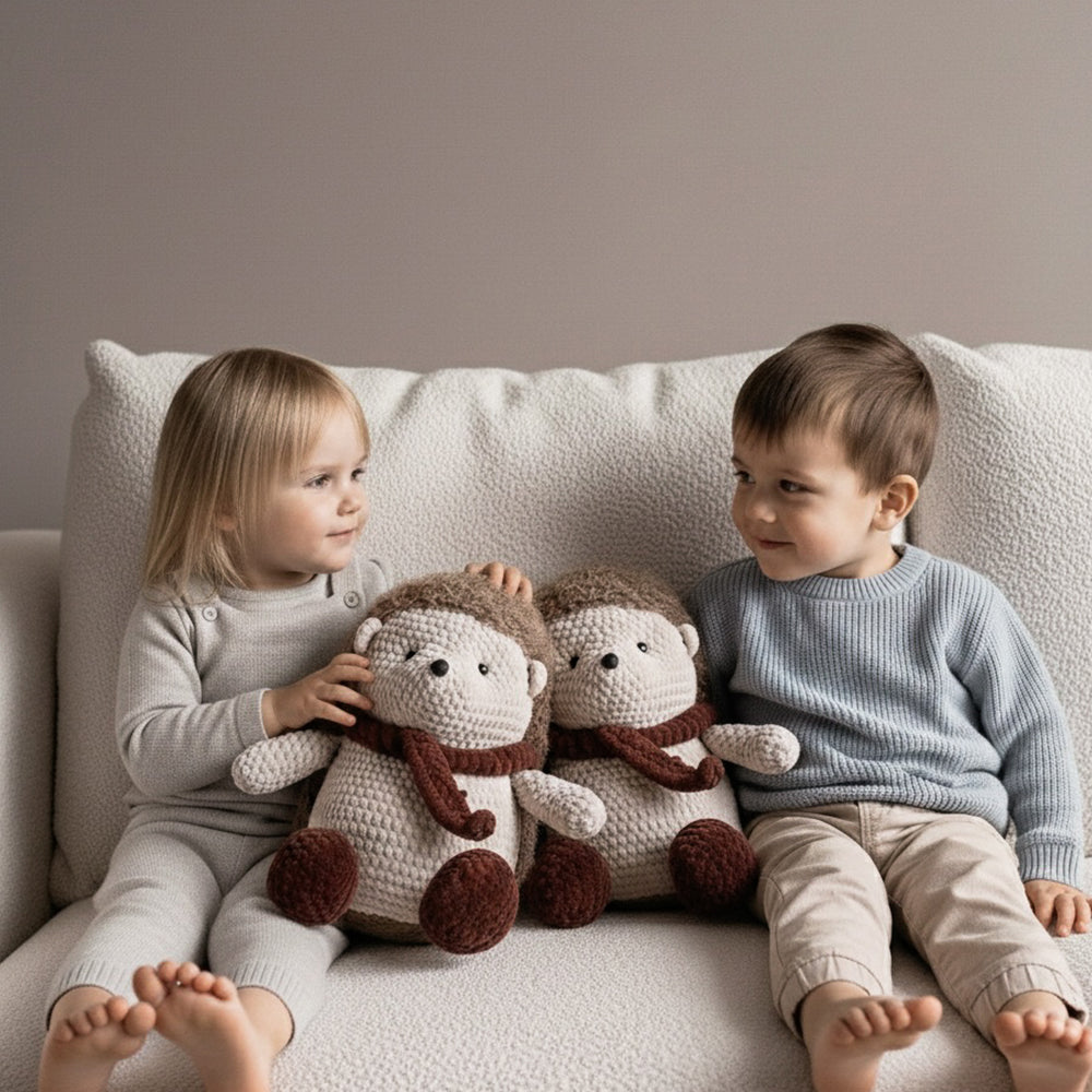 Crochet Plushie Soft Toy – Hedgehog