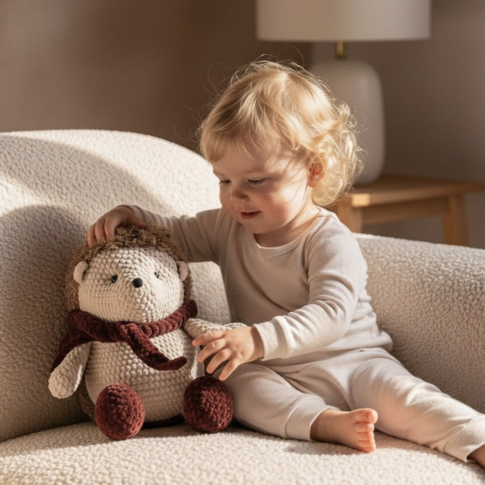 Crochet Plushie Soft Toy – Hedgehog