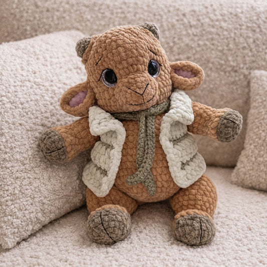 Crochet Plushie Soft Toy – Baby Goat