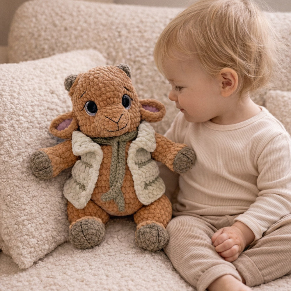 Crochet Plushie Soft Toy – Baby Goat