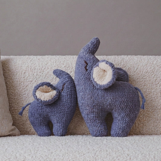Crochet Plushie Soft Toy – Elephant