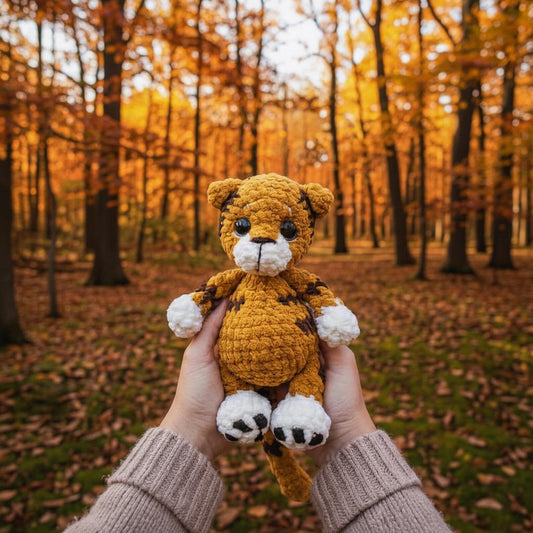 Crochet Plushie Soft Toy, Cuddle Toy – Tiger