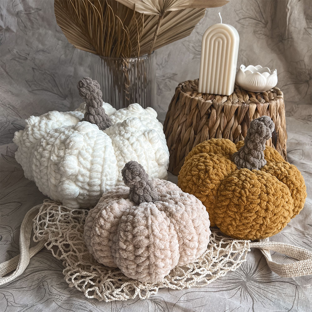 Baltic Tiny Knit offers a charming crochet pumpkin as part of their fall decor collection, perfect for adding a touch of autumn aesthetic to your home. Each handmade toy is meticulously crafted with care and attention to detail, making it a one-of-a-kind piece to enhance your seasonal decor.