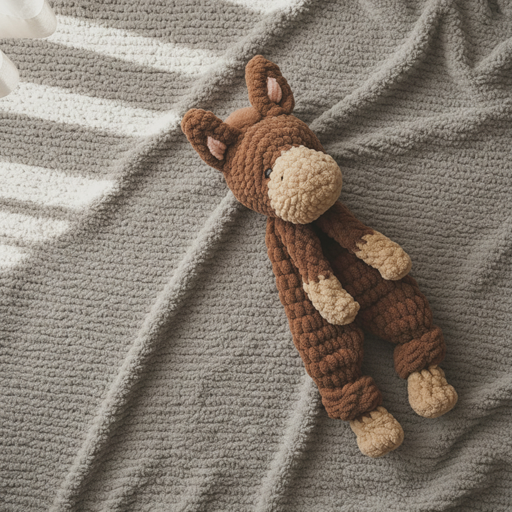 Plushie Sleeping Toy, Comforter – Donkey 2025_0002_431bafaf-bf5f-47cf-a6c2-307ba6c6fb81