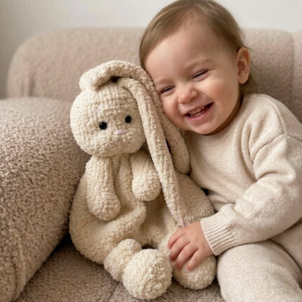 Plushie Sleeping Toy, Comforter – Rabbit