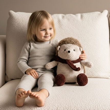 Crochet Plushie Soft Toy – Hedgehog