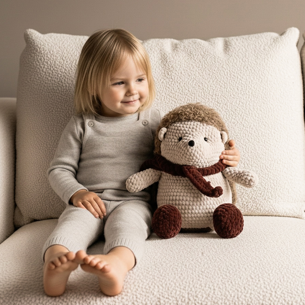 TO-000040 Crochet Plushie Soft Toy, Cuddle Toy – Hedgehog 2