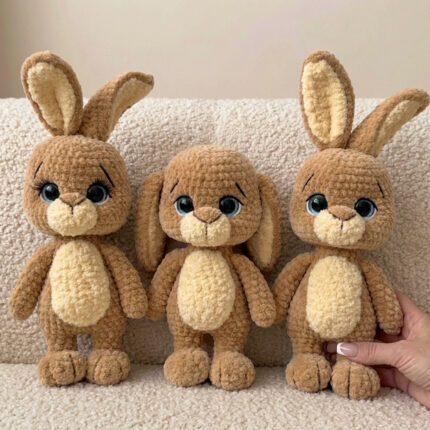 Crochet Plushie Soft Toy – Rabbit