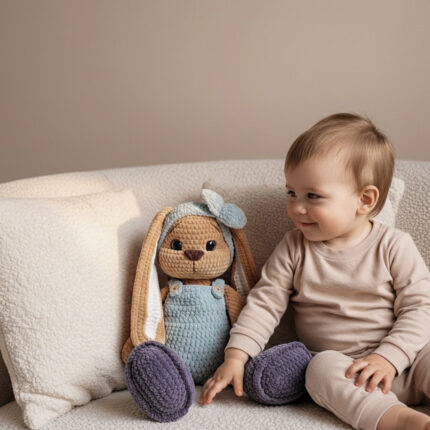 Crochet Plushie Soft Toy – Rabbit