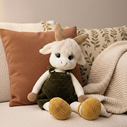 Crochet Plushie Soft Toy – Baby Goat