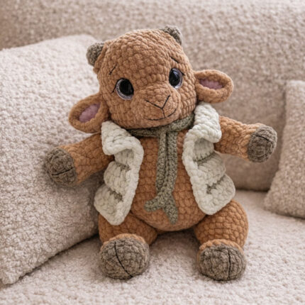 Crochet Plushie Soft Toy – Baby Goat