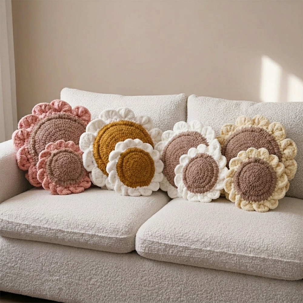 PW-000014 Soft Pillow for Kids - Flower 2