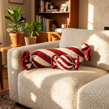 Crochet Pillow - Candy