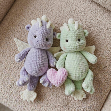 Crochet Plushie Soft Toy – Dragon