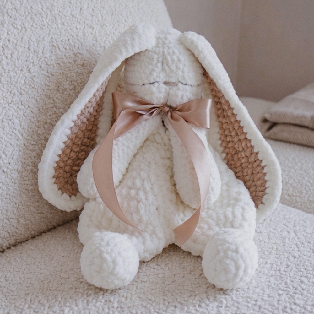 TO-000060 Crochet Plushie Soft Toy, Cuddle Toy – Rabbit_0001_IMG_0477