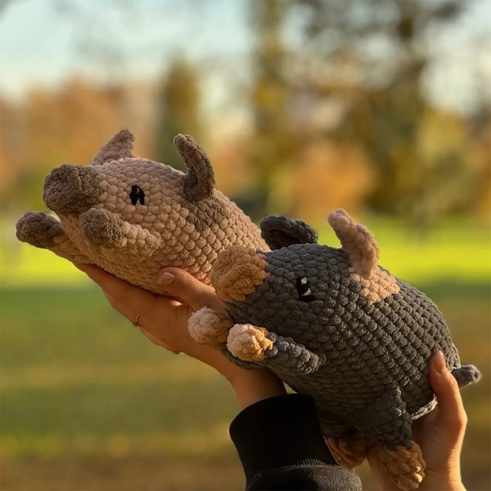 TO-000062 Crochet Plushie Soft Toy – Pig_0000_4165db