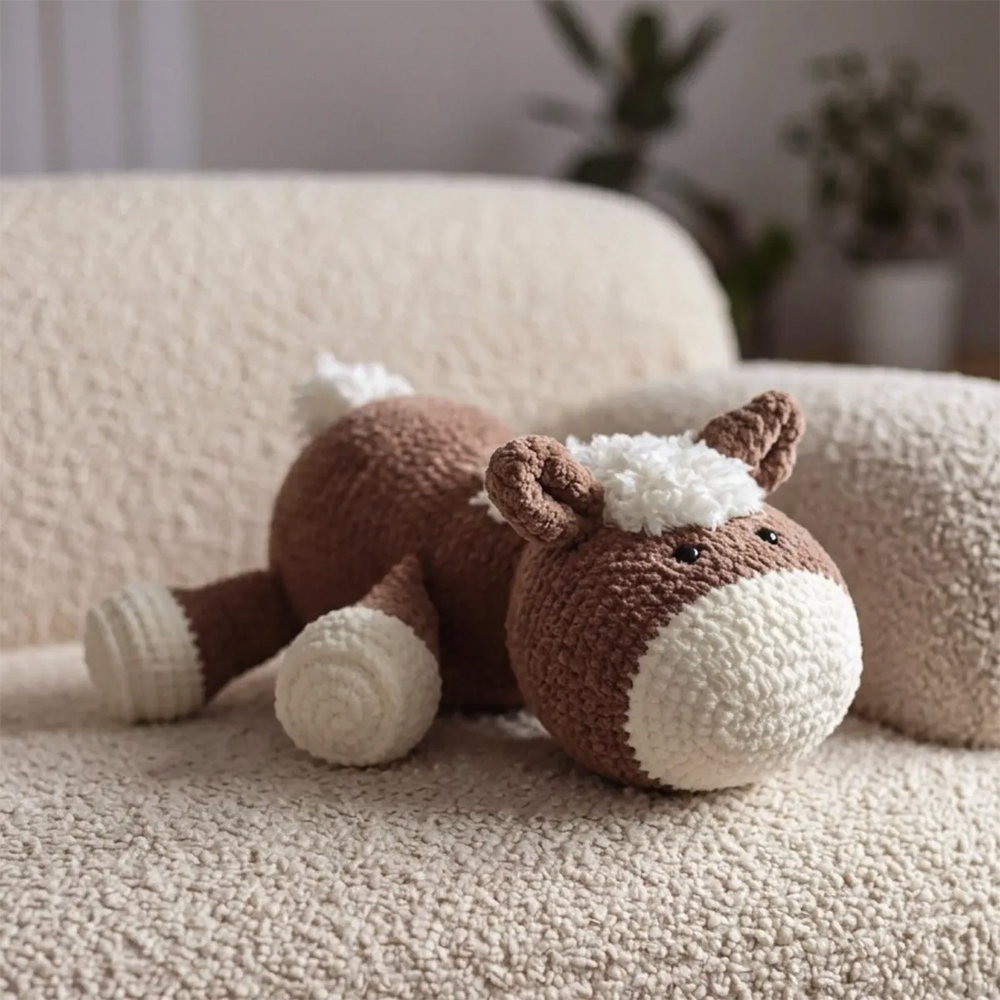 TO-000068 Crochet Plushie Soft Toy – Horse_0001_798a15