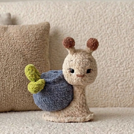Crochet Plushie Soft Toy – Snail