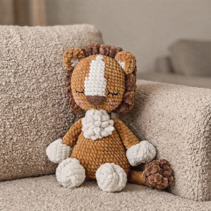 Crochet Plushie Soft Toy – Lion